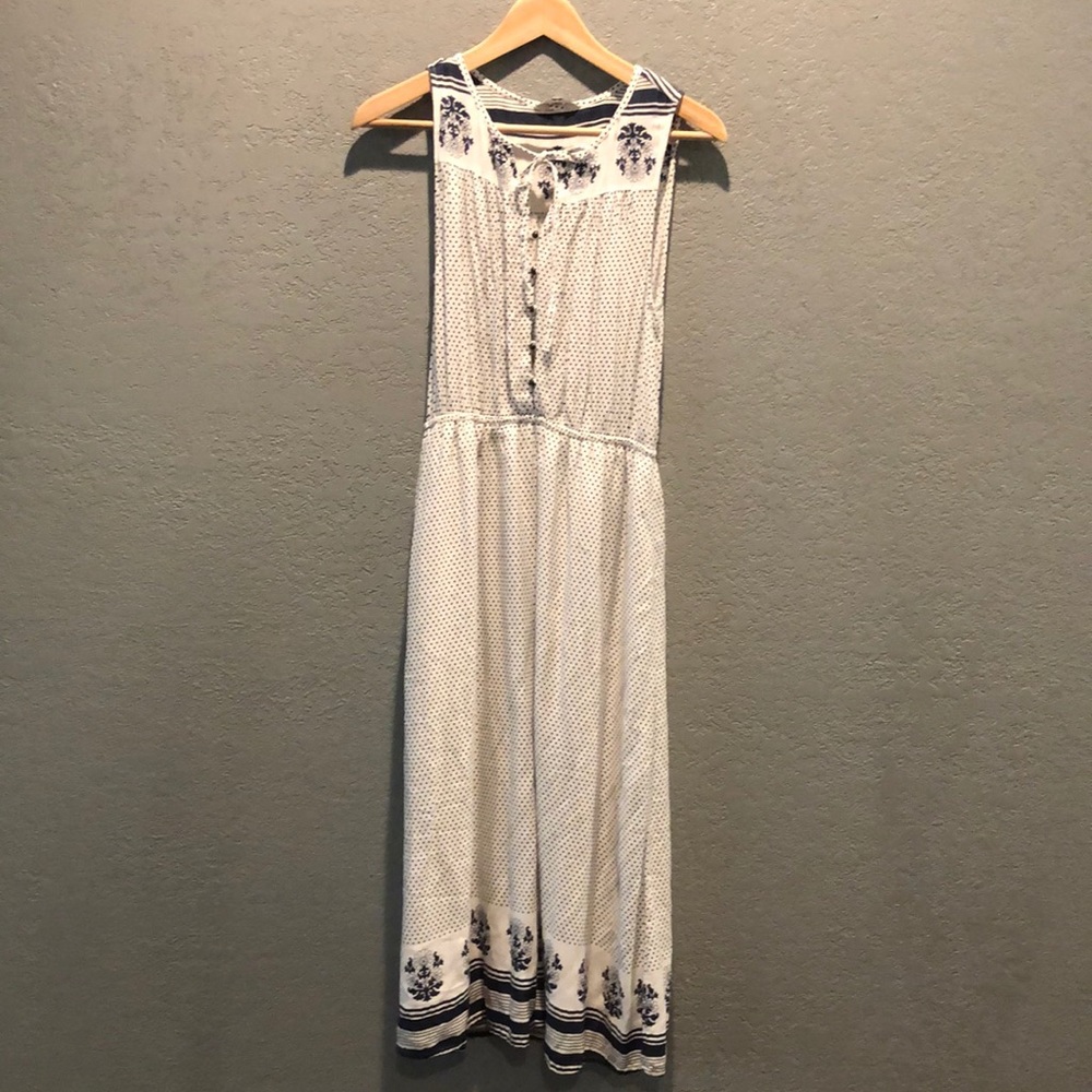 Dotted Grecian Dress